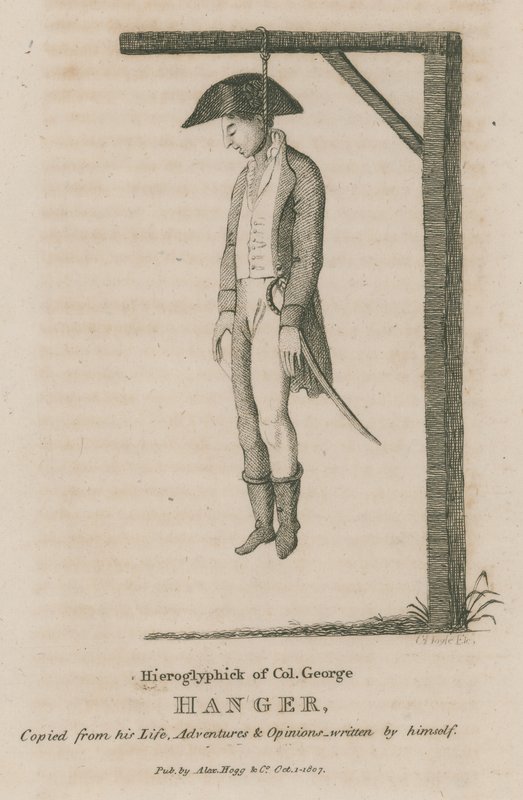 Hieroglyphik von Colonel George Hanger von English School