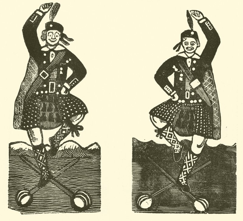 Highland-Tänzer von English School