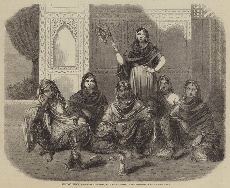 Hindufrauen von English School