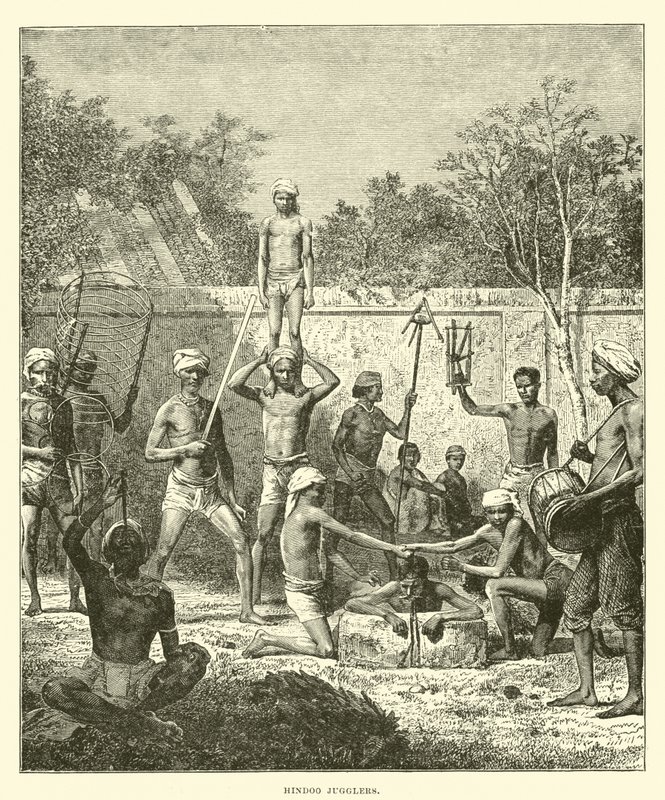 Hindujongleure von English School