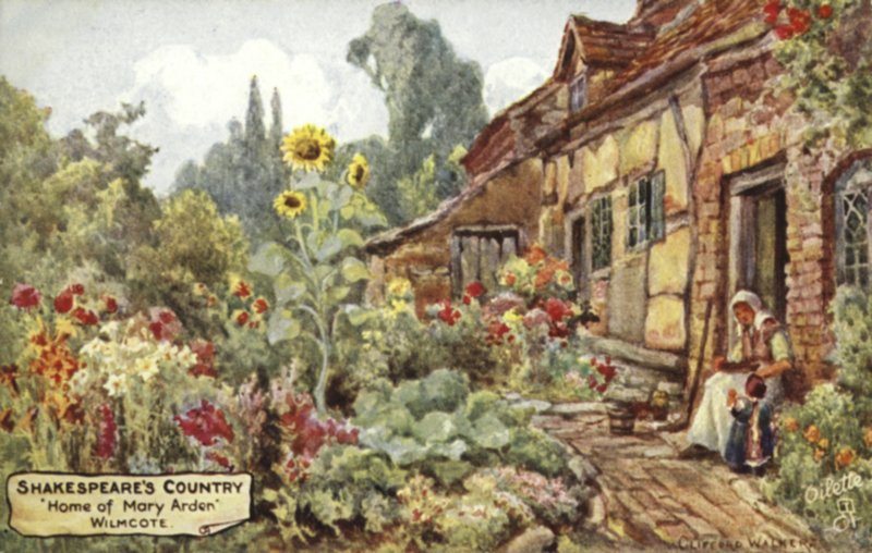 Heim von Mary Arden, Wilmcote, Warwickshire von English School
