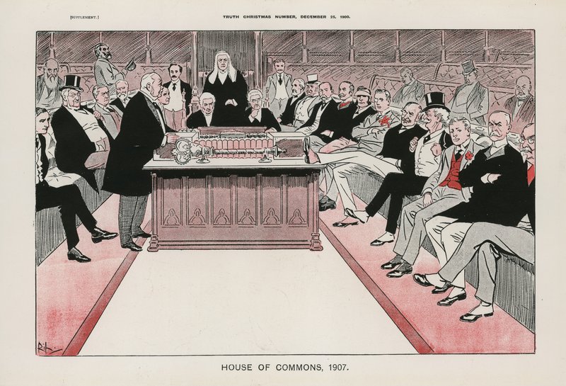 House of Commons, 1907 von English School