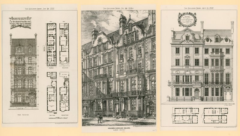 Häuser am Cadogan Square von English School