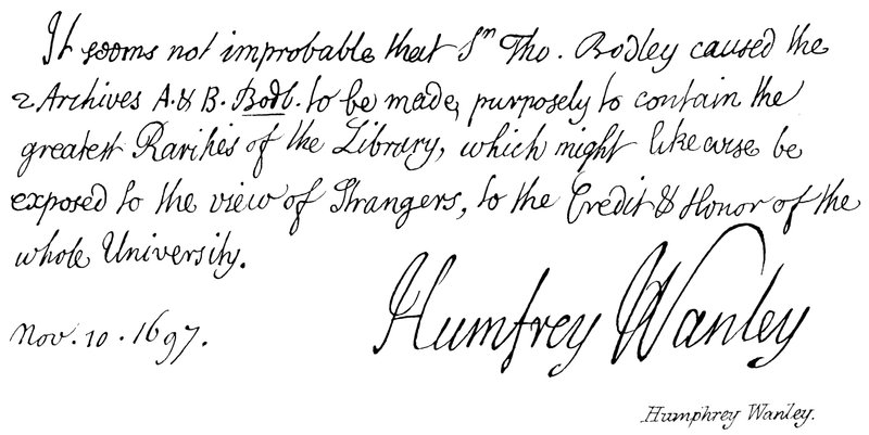 Humphrey Wanley von English School