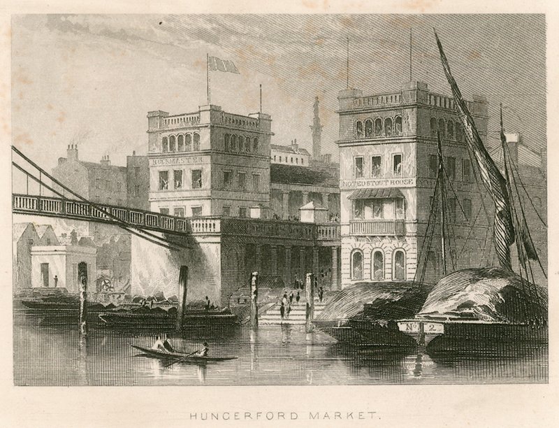 Hungerford Markt, London von English School
