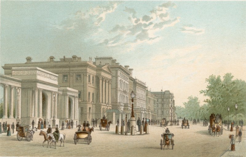 Hyde Park Corner--Piccadilly von English School