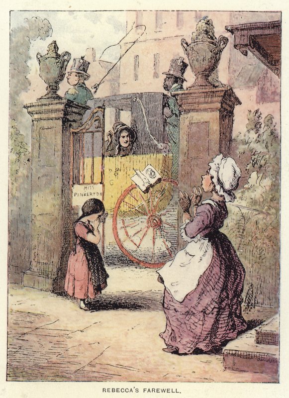 Illustration für Vanity Fair von Thackeray von English School