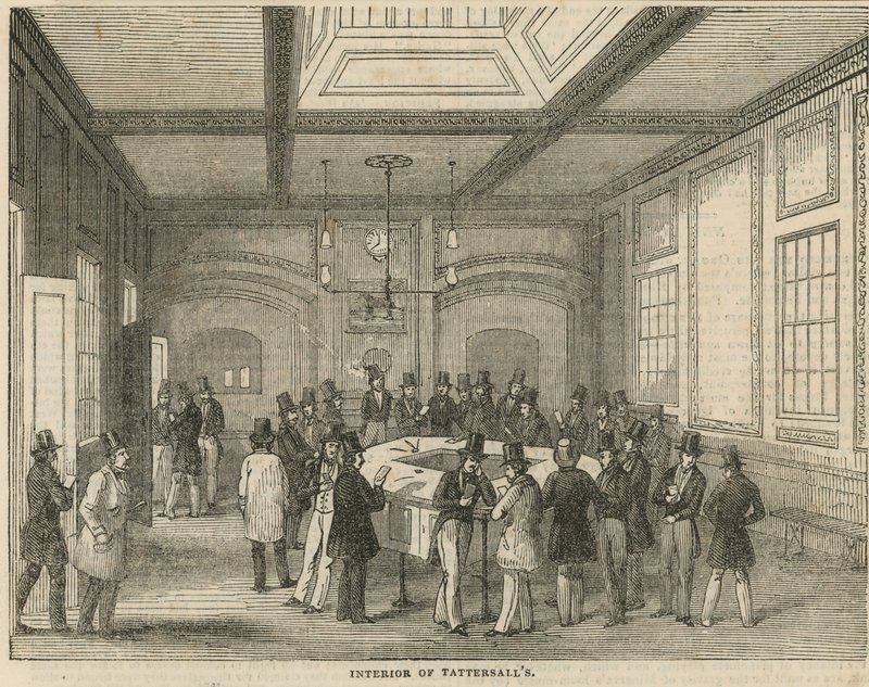 Innenansicht von Tattersalls von English School