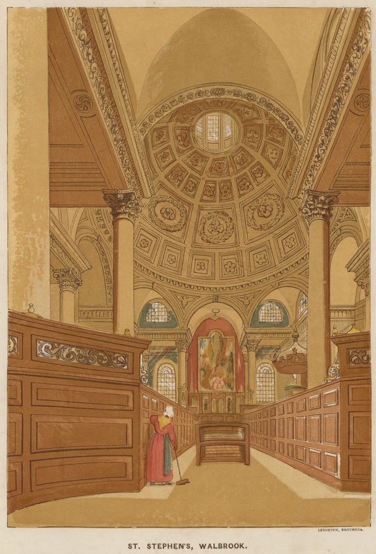 Innenansicht der St. Stephens Kirche von English School