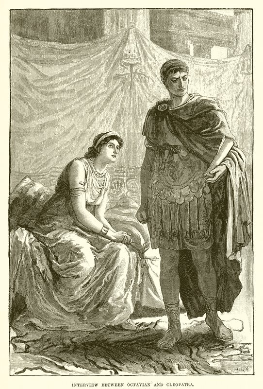 Interview zwischen Octavian und Cleopatra von English School