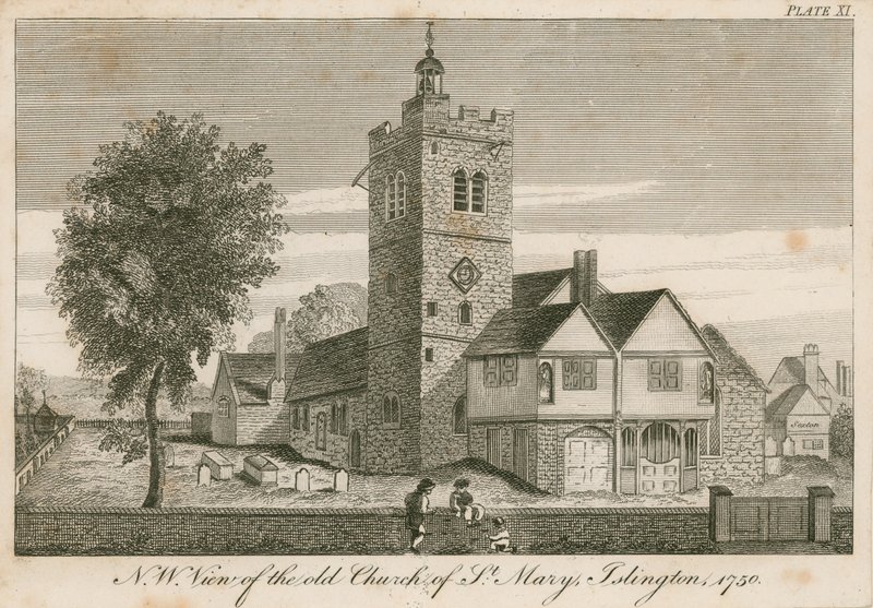 Islington, St. Marys (alte Kirche) von English School