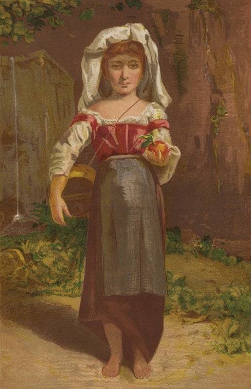 Italienisches Mädchen von English School