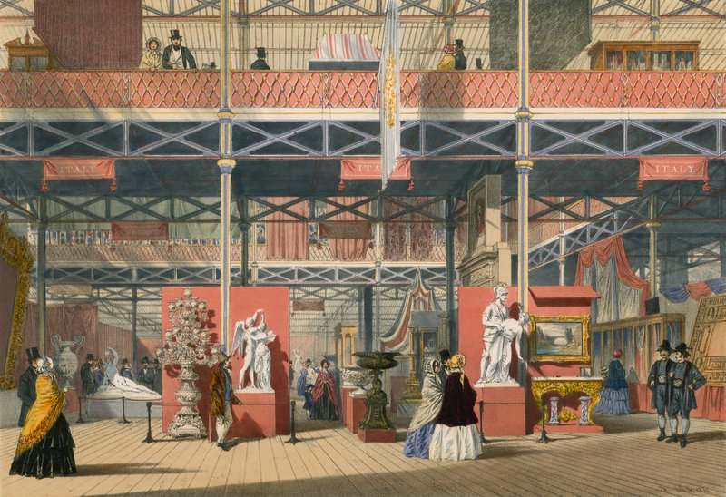 Italien, Die Große Ausstellung von 1851 von English School