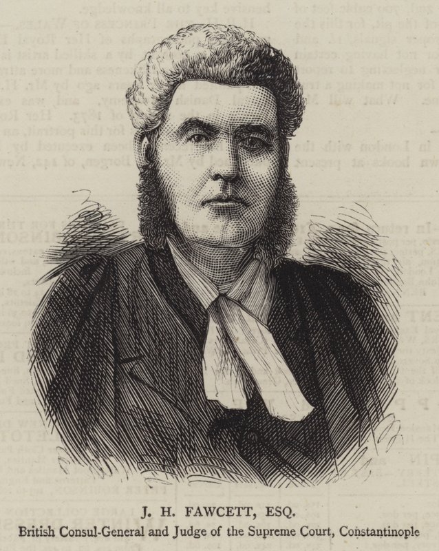 J. H. Fawcett, Esquire (Gravur) von English School