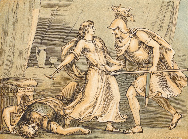 Jael und Sisera von English School