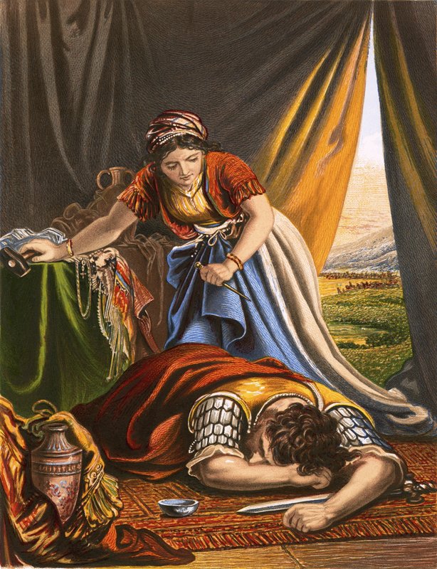 Jael und Sisera von English School