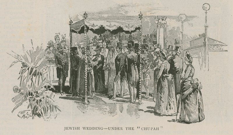 Jüdische Hochzeit - unter der Chuppa von English School
