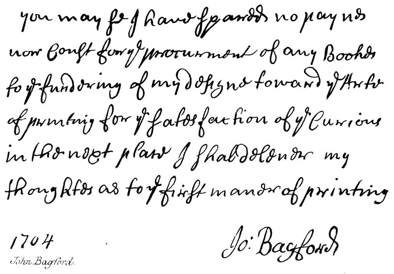 John Bagford von English School