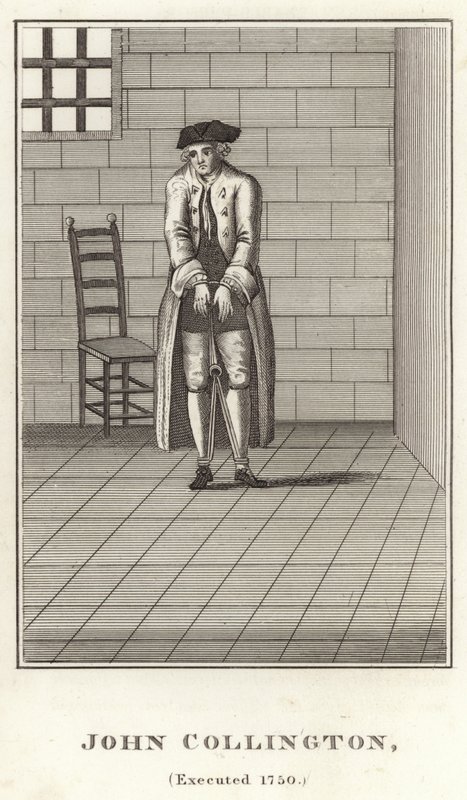 John Collington, hingerichtet 1750 von English School