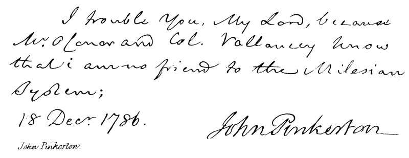 John Pinkerton von English School