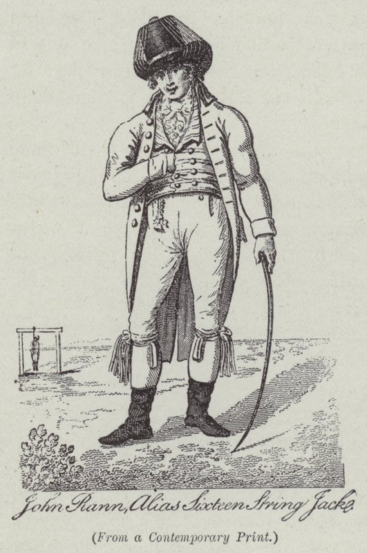 John Rann, alias Sixteen String Jack (Stich) von English School