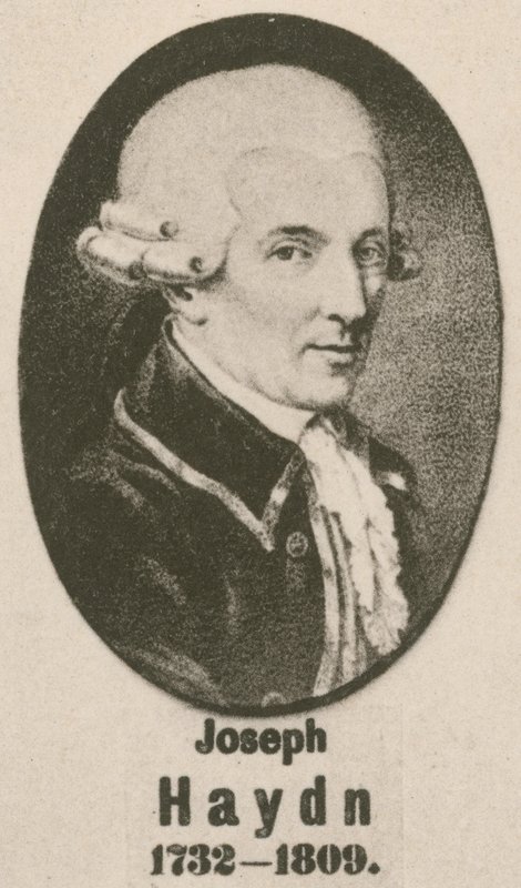 Joseph Haydn (Gravur) von English School