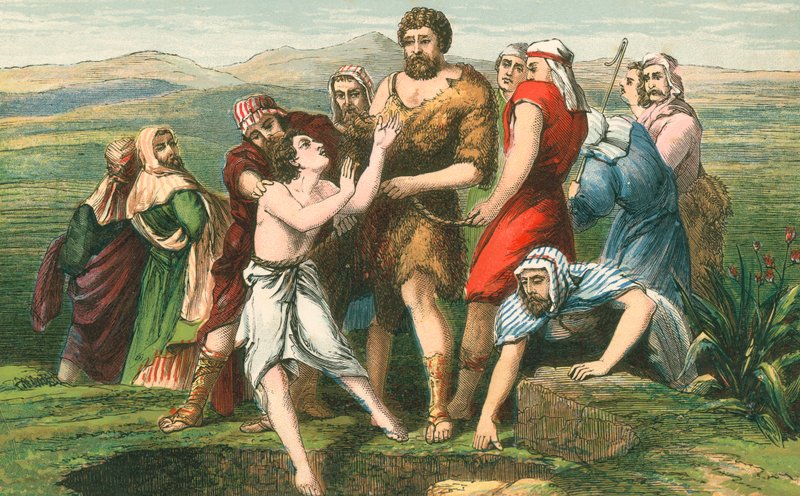 Joseph in der Grube von English School