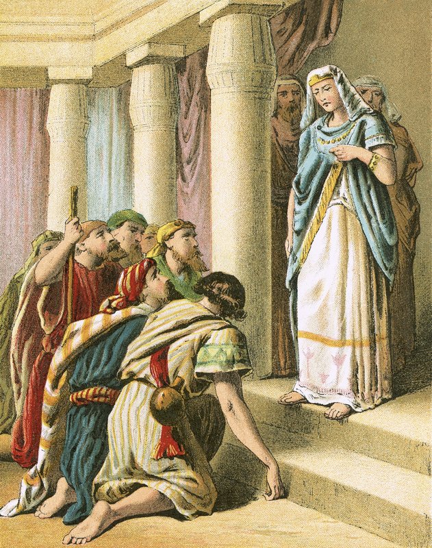 Josephs Brüder verneigen sich vor ihm von English School