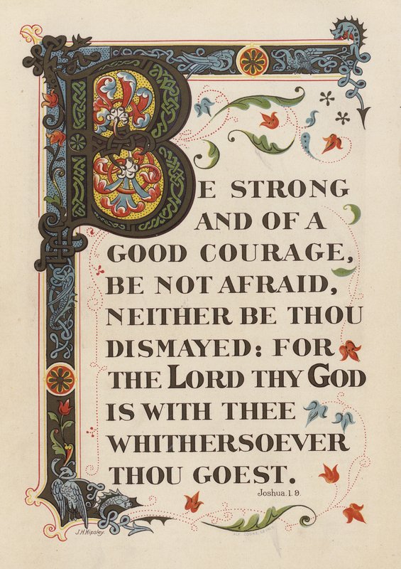 Josua 1:9 von English School