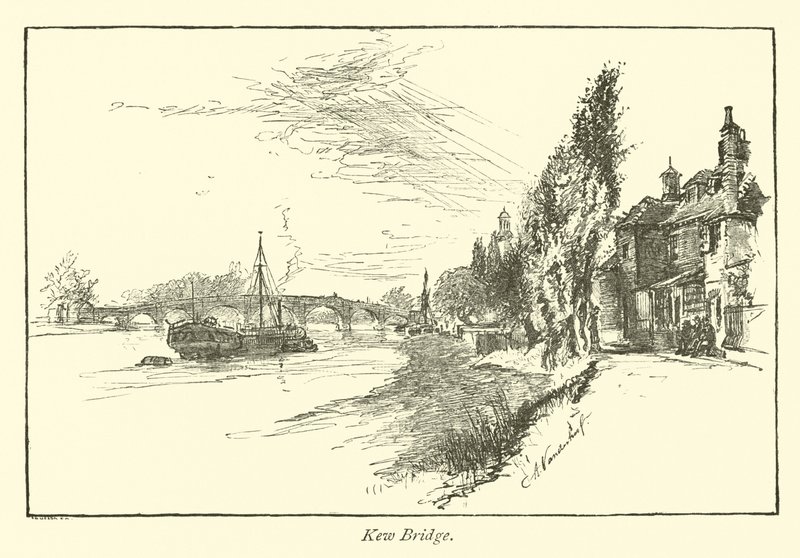 Kew-Brücke von English School