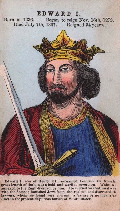 König Eduard I. von English School