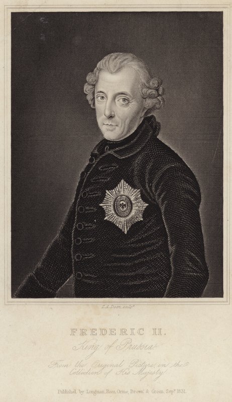 König Friedrich II. von Preußen von English School