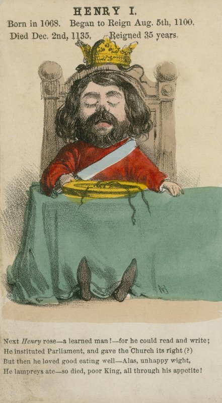 König Heinrich I. (Aquatinta) von English School