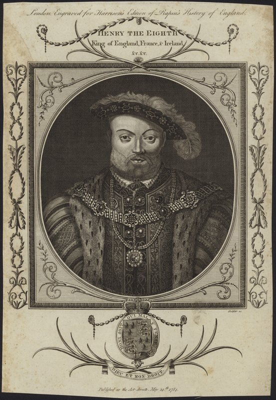 König Heinrich VIII. von England von English School