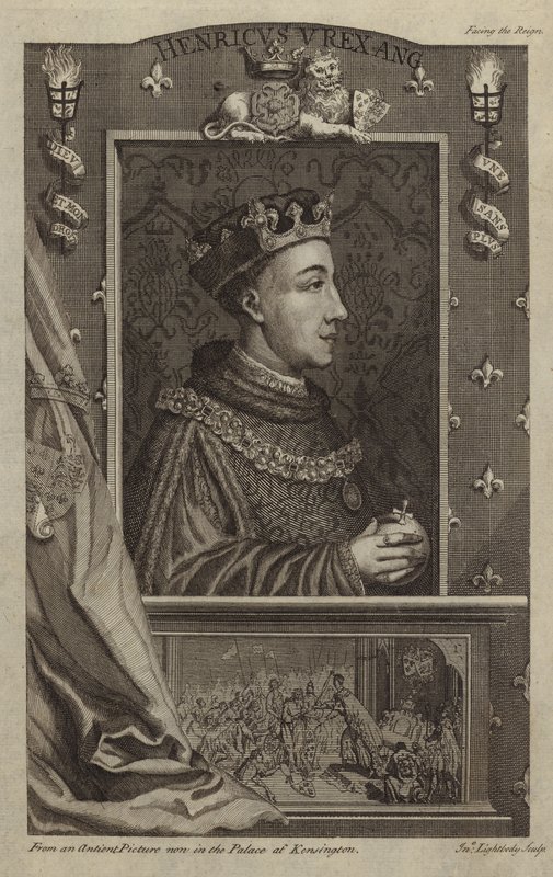 König Heinrich V. von England von English School