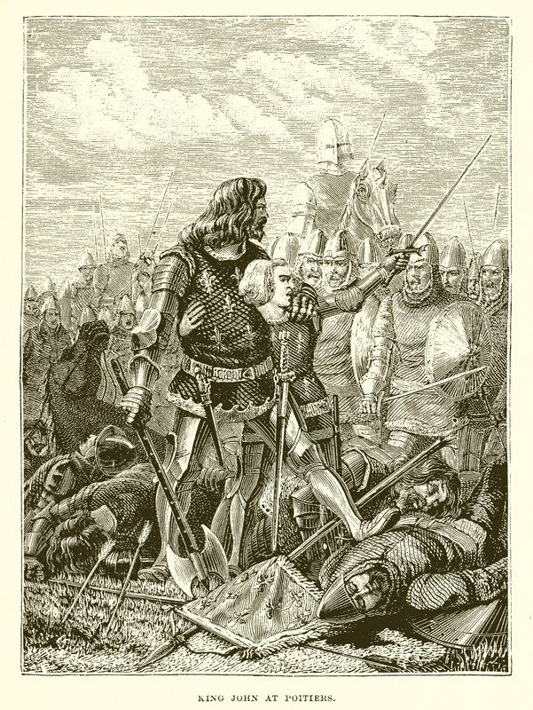 König Johann bei Poitiers von English School