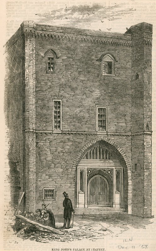 König Johns Palast in Stepney, London von English School