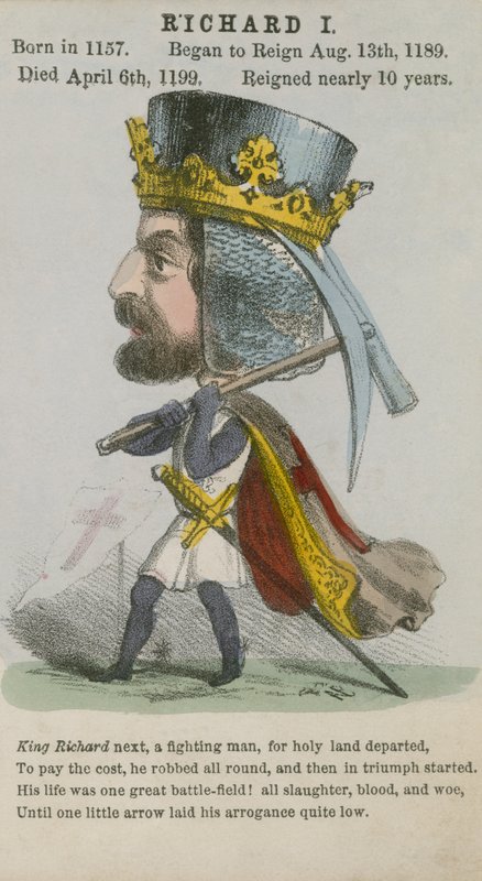 König Richard I von English School