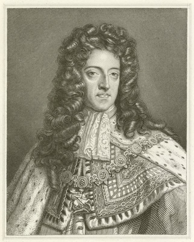 König Wilhelm III. (Gravur) von English School