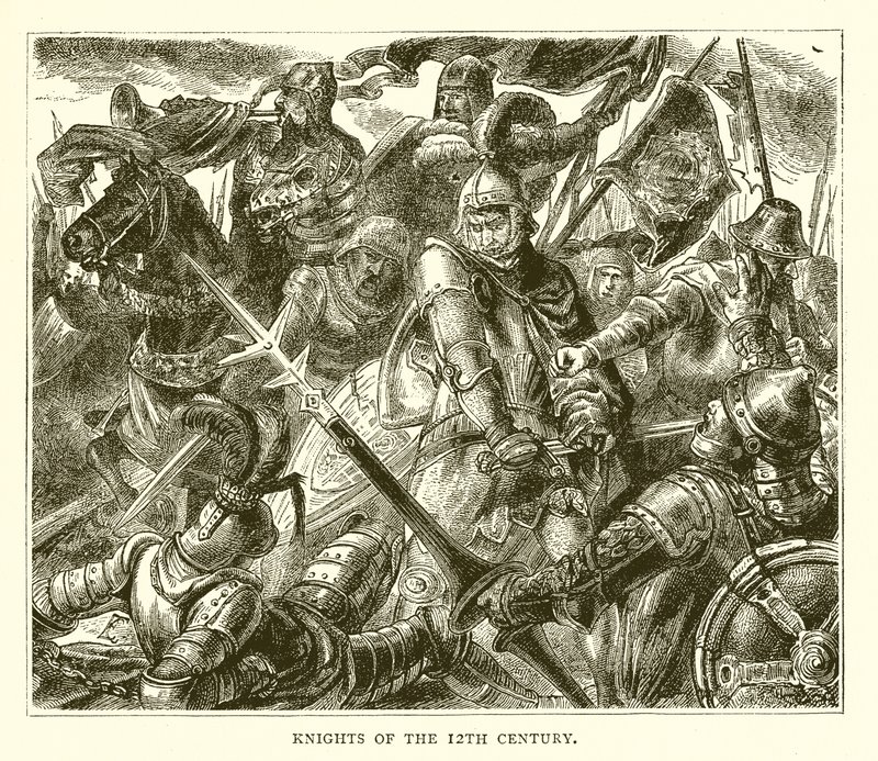 Ritter des 12. Jahrhunderts von English School