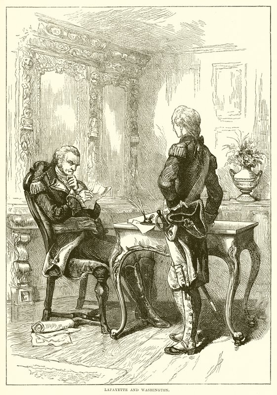 Lafayette und Washington von English School
