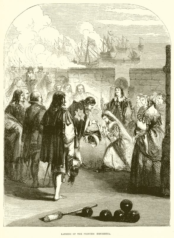 Landung der Prinzessin Henrietta von English School