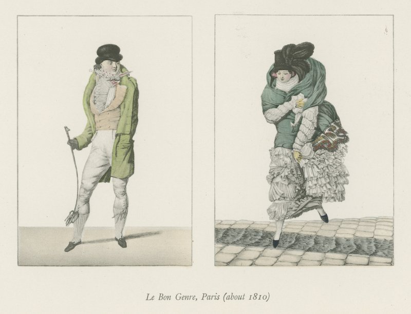 Le Bon Genre, Paris (ca. 1810) von English School