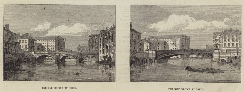 Leeds-Brücke (Stich) von English School