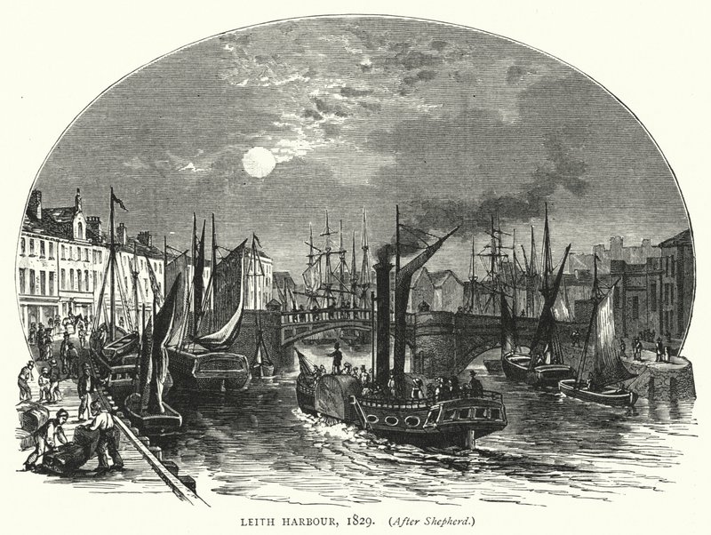 Leith Hafen von English School