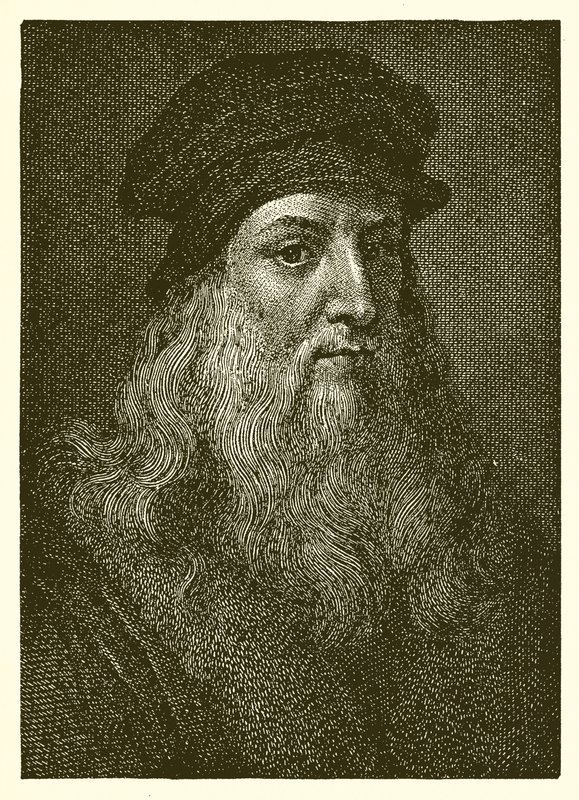 Leonardo da Vinci von English School