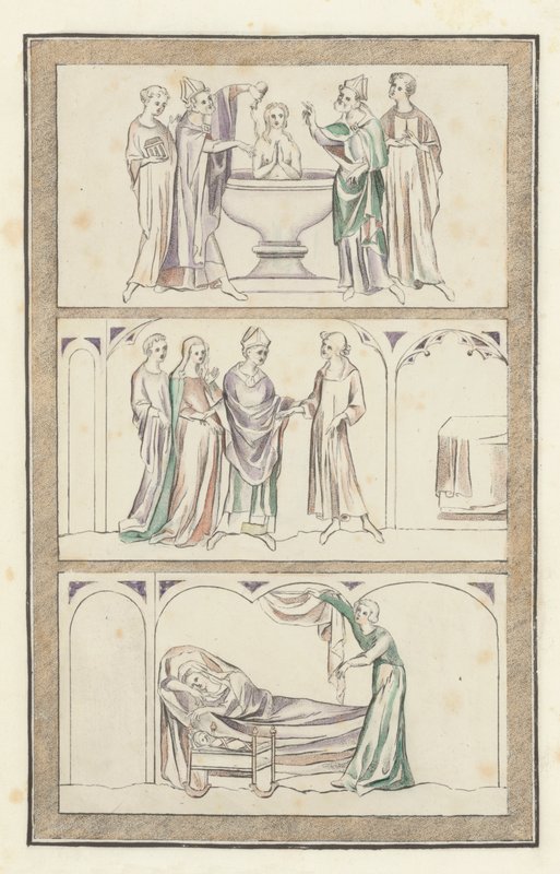 Leben von Thomas Becket von English School