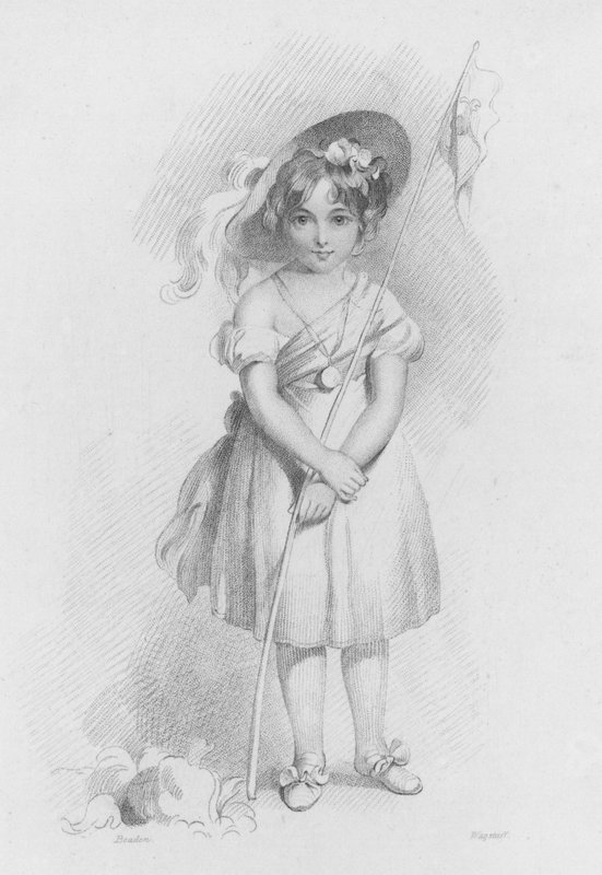 Kleines Mädchen von English School