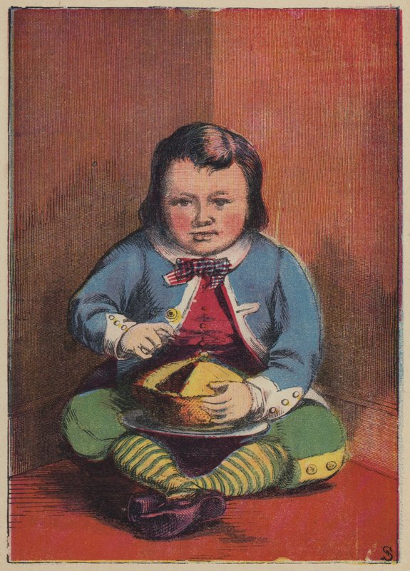 Kleiner Jack Horner (Farblithografie) von English School
