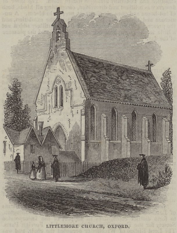 Littlemore Kirche, Oxford (Gravur) von English School